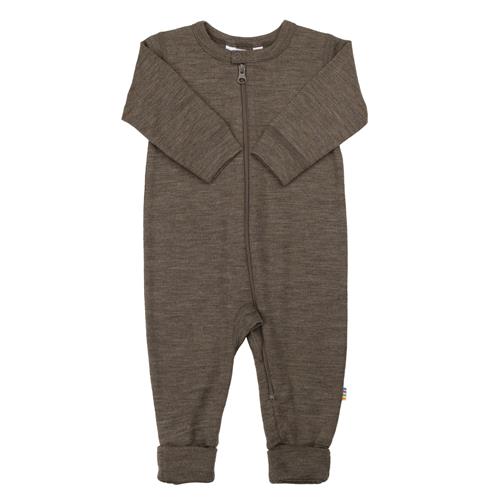 Joha Jumpsuit Brown Melange  Brown Melange-80 cm Wool Brun  80 cm  Unisex