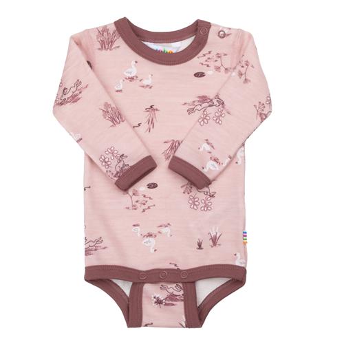 Joha Uldbaby Body Light Pink  Light Pink-80 cm Wool Lyserød  80 cm  kvinde