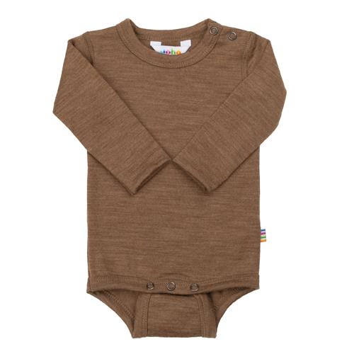 Joha Uldbaby Body Warm Brown  Warm brown-90 cm Wool Brun  90 cm  Unisex