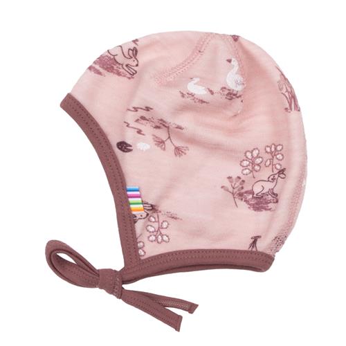 Joha Babyhue I Enkelt Lag Uld Light Pink  Light Pink-45 cm Wool Lyserød  45 cm  kvinde