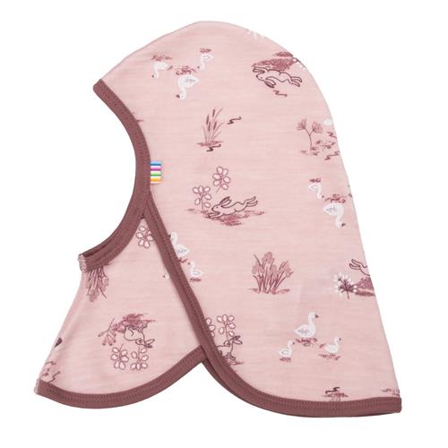 Joha Balaclava I Enkelt Lag Af Uld Light Pink  Light Pink-50 cm Wool Lyserød  50 cm  kvinde