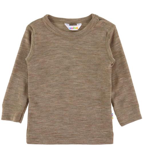 Joha Bluse - Uld/Silke - Beige Melange