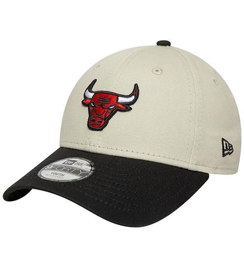New Era Kasket - 9Forty - Chicago Bulls - Lysebeige/Sort