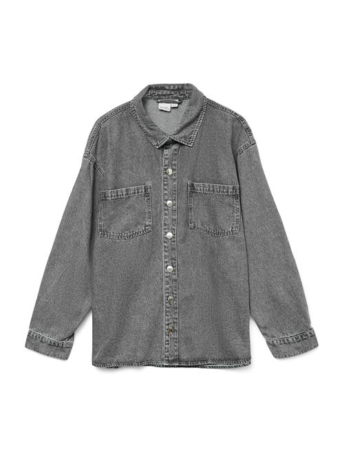 Se VERO MODA Bluse 'JENNIE'  grey denim ved About You
