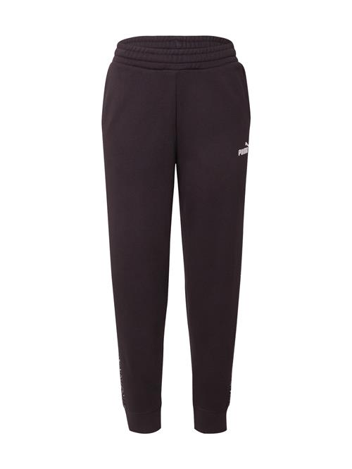 PUMA Sportsbukser 'Essentials'  sort / hvid