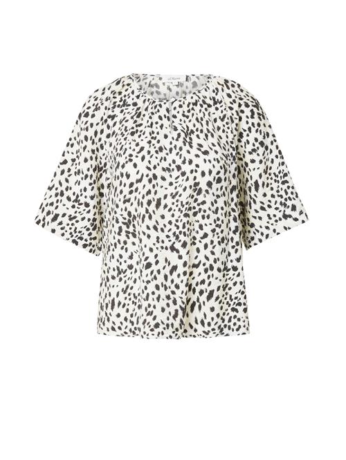 s.Oliver Bluse  creme / sort