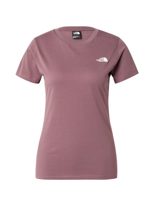 THE NORTH FACE Shirts 'Simple Dome'  aubergine / hvid