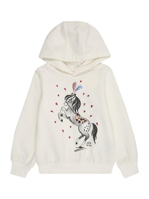 s.Oliver Sweatshirt  creme / gammelrosa / rød / sort
