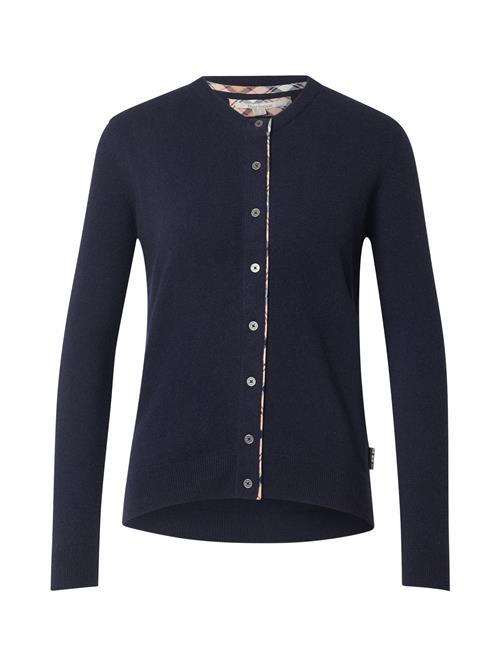 Barbour Cardigan 'Pendle'  beige / navy / burgunder / hvid