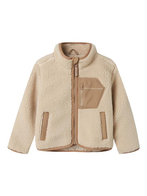 NAME IT Fleecejakke 'NMNMATTIA'  beige / camel