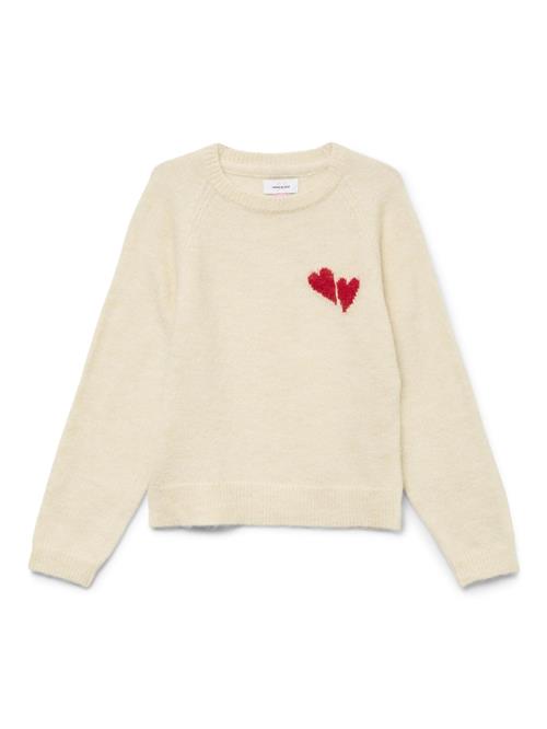 Vero Moda Girl Pullover 'VMBam'  rød / hvid