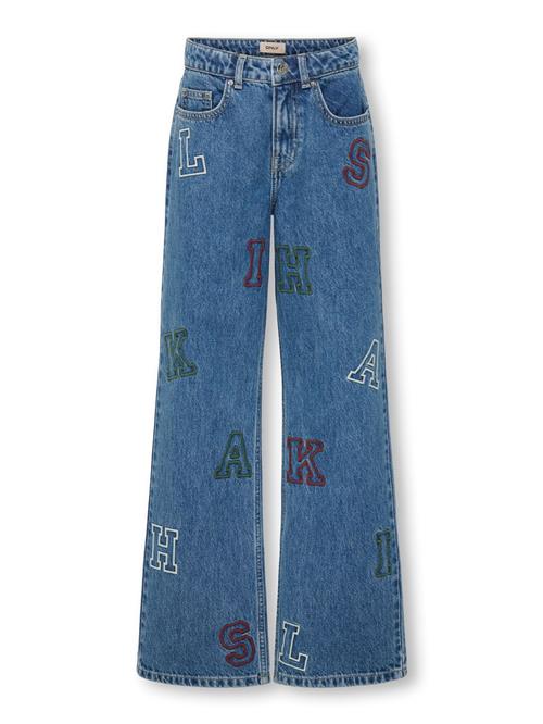 ONLY GIRLS Jeans 'KOGJuicy'  blå / rød / hvid