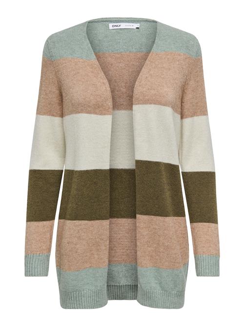 ONLY Cardigan 'ONLLESLY'  ecru / beige-meleret / oliven / jade