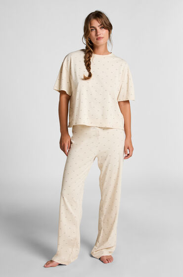 Hunkemöller Pyjamassæt hvid