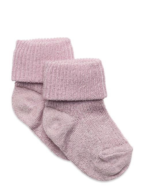 Se Ida Glitter Socks Mp Denmark Purple ved Booztlet