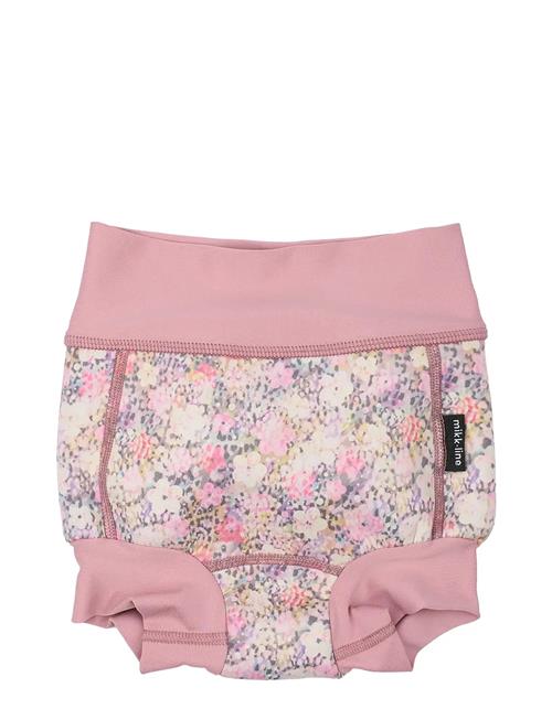 Swim Baby Pant Frill Aop Recycled Mikk-line Pink