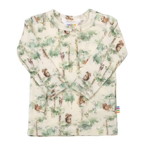 Joha Langærmet Uldtop Off White  Off white-110 cm Wool Hvid  110 cm  Unisex