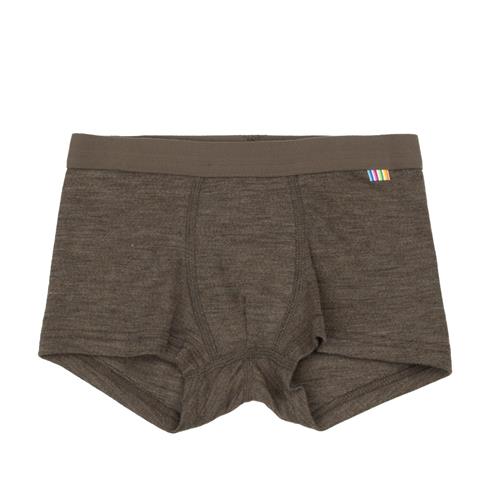 Joha Boxershorts I Uld Brown Melange  Brown Melange-100 cm Wool Brun  100 cm  mand