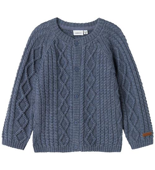 Name It Cardigan - Uld - NmmWrilla - Folkstone Gray