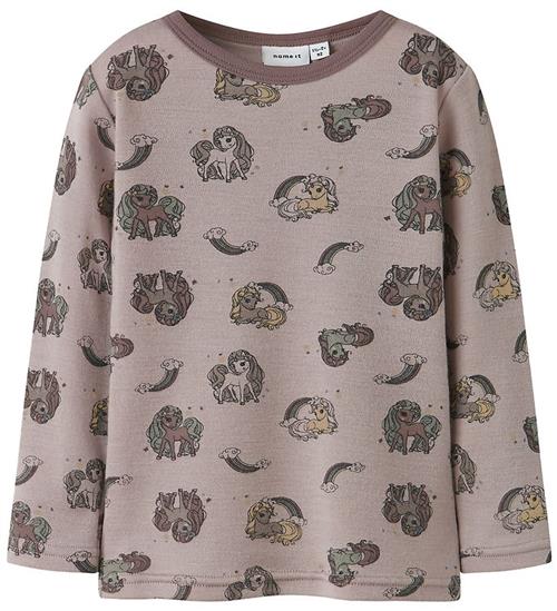 Name It Bluse - Uld - NmfWillit - Shadow Gray/Unicorn