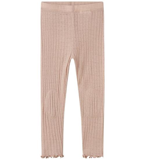 Name It Leggings - Uld - Rib - NmfWossa - Shadow Gray