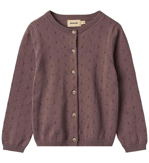 Wheat Cardigan - Strik - Maia - Plum