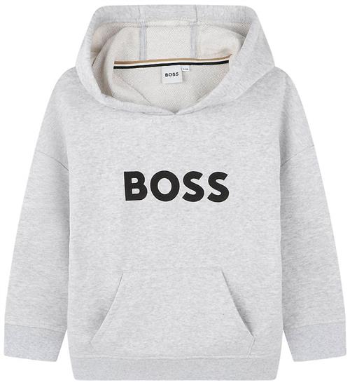 BOSS Hættetrøje - Chine Grey m. Logo