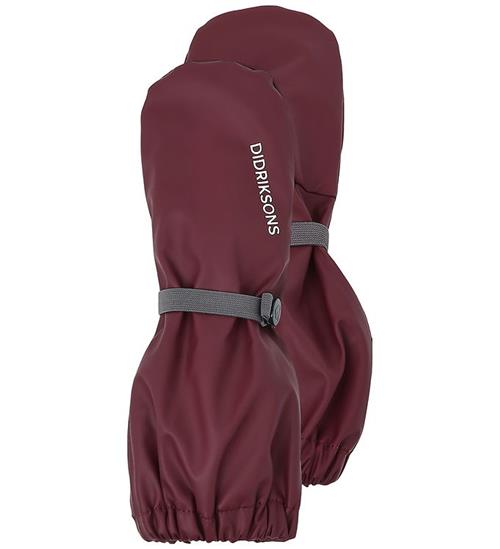 Didriksons Luffer m. Fleece - PU - Pileglove - Anemon Red