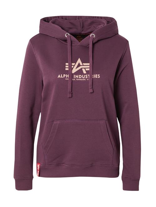 ALPHA INDUSTRIES Sweatshirt  beige / brombær / rød