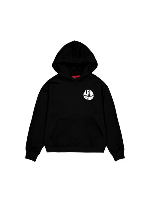 ALPHA INDUSTRIES Pullover  sort / hvid