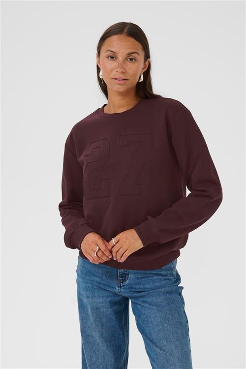 Kaffe Sweatshirt 'KAlea'  mørkebrun