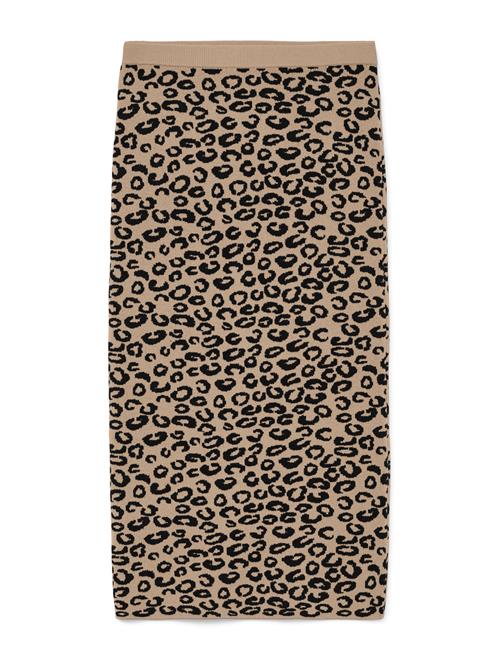 VERO MODA Nederdel 'VMNANCY'  camel / sort