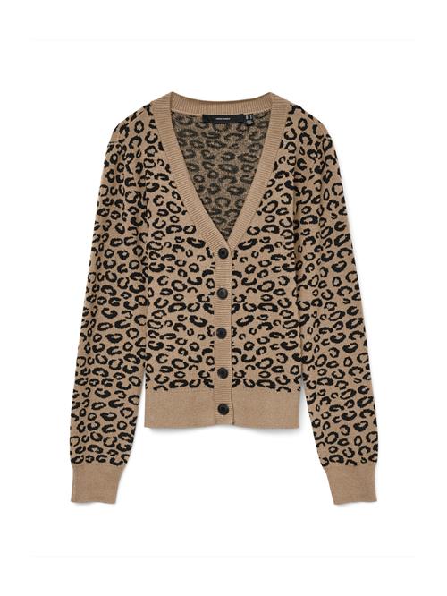 VERO MODA Cardigan 'VMNANCY'  camel / brokade