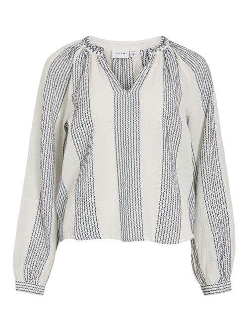 VILA Bluse 'VIZoffe'  blå