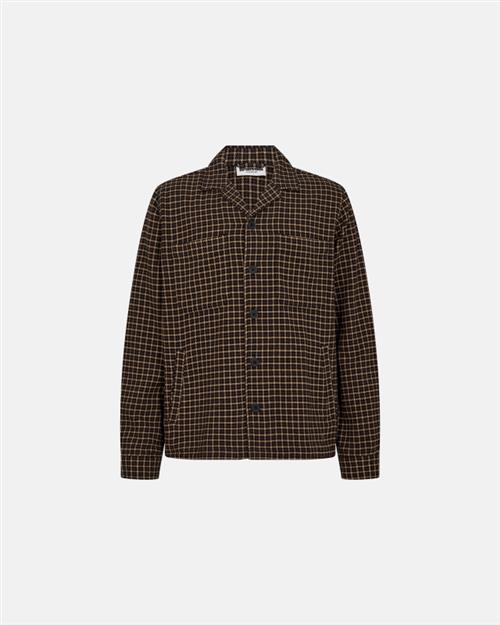 Overshirt "hugh" | 100 bomuld | Brun
