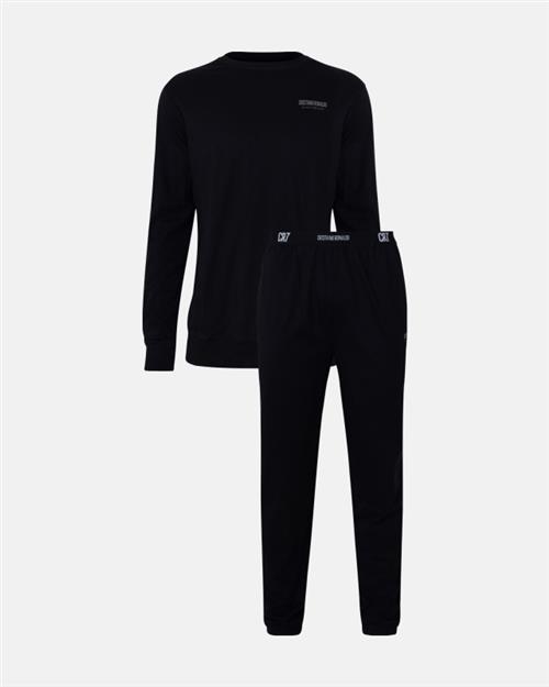 Pyjamas | 100 bomuld | Sort