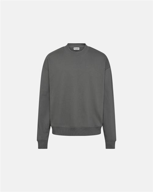 Sweatshirt m. crew neck "drake" | 100 bomuld | Grå