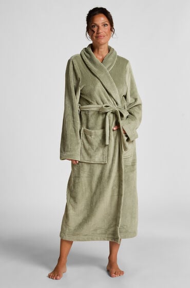 Hunkemöller Badekåbe Fleece Grøn