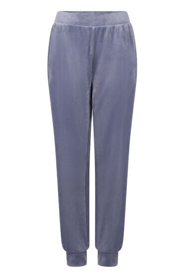 Hunkemöller Joggingbukser Velours blå
