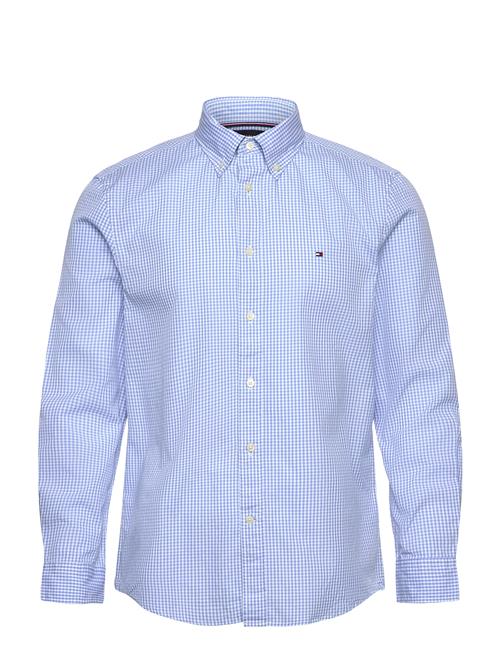 Flex Poplin Gingham Rf Shirt Tommy Hilfiger Blue