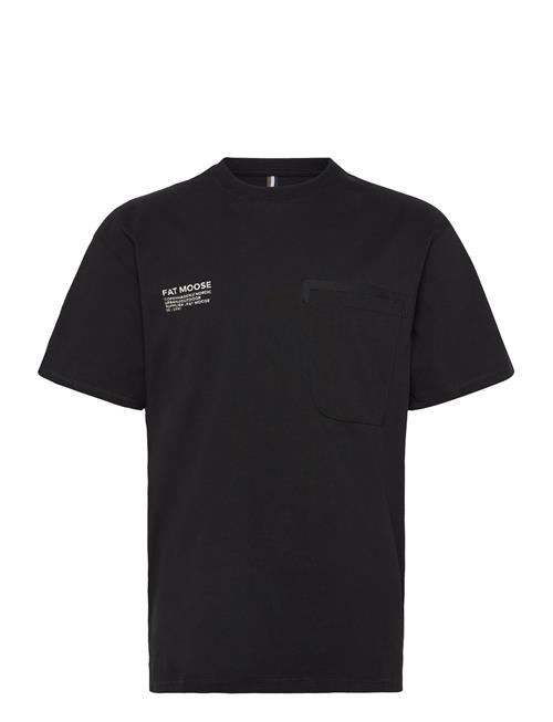 Evan T-Shirt Fat Moose Black