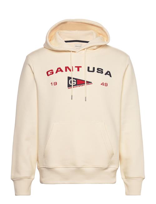 Graphic Sweat Hoodie GANT Cream