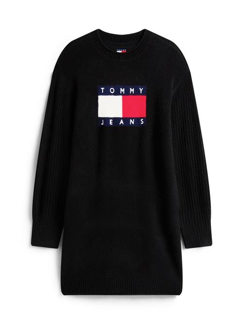 Tommy Jeans Strikkjole  marin / blodrød / sort / hvid