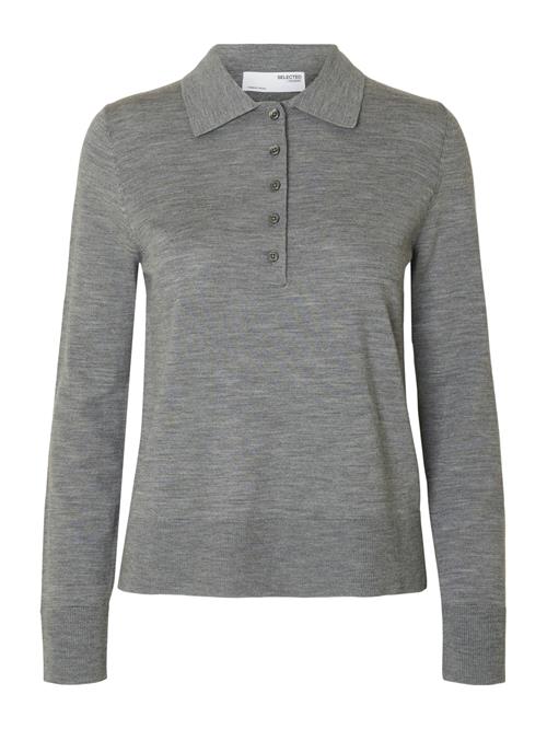 SELECTED Pullover 'SLFTHEA'  grå-meleret