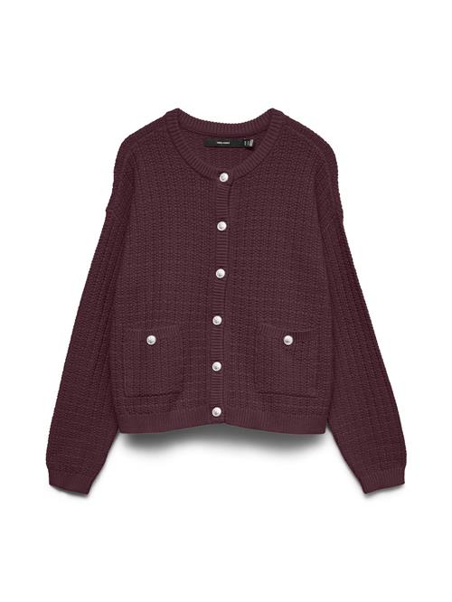 VERO MODA Cardigan 'VMHarper'  burgunder