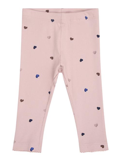 NAME IT Leggings 'NBFNUTTI'  blå / brun / lysviolet