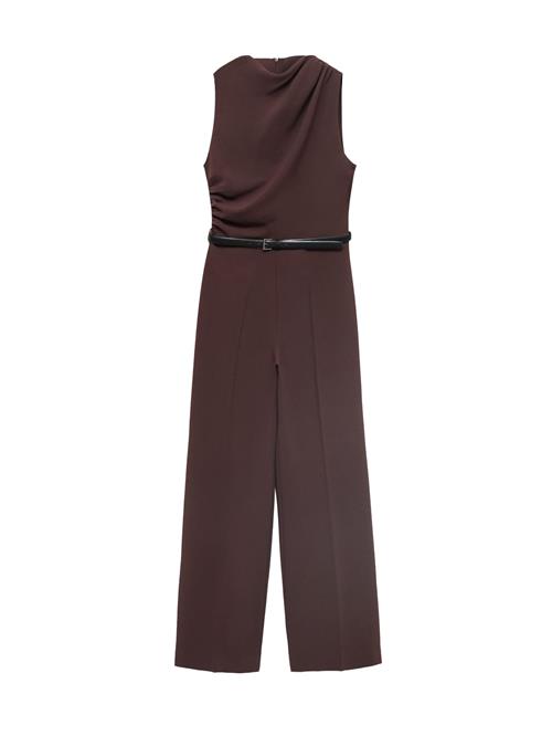 MANGO Jumpsuit 'MARTY1'  mørkebrun