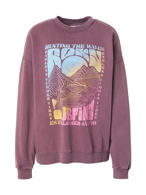ROXY Sweatshirt  lyseblå / gul / lys pink / rødviolet