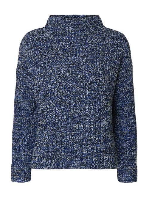 SELECTED Pullover 'SLFSELMA SUS'  blå-meleret / sort / hvid