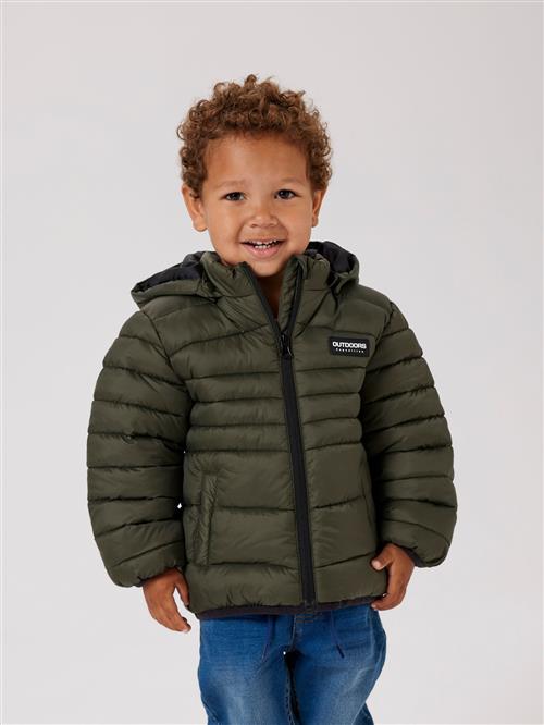 Se NAME IT Puffer Jakke Marble Deep Depths hos SmartKidz